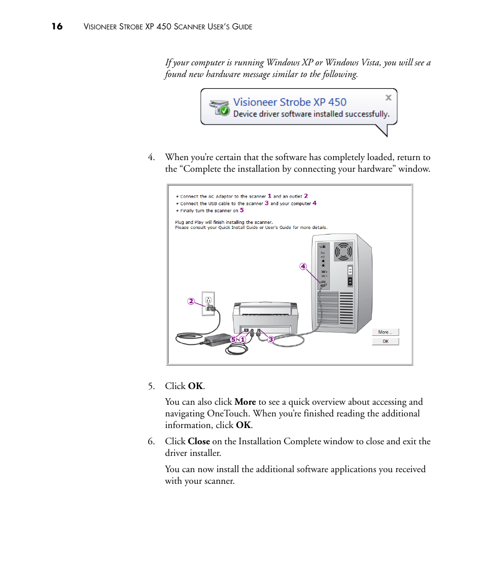 Visioneer STROBE 450 User Manual | Page 21 / 94