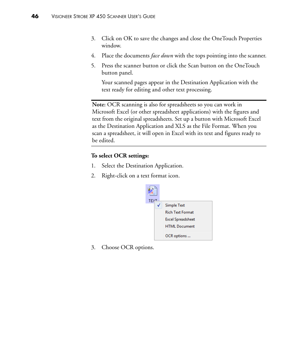 Visioneer STROBE 450 User Manual | Page 51 / 94