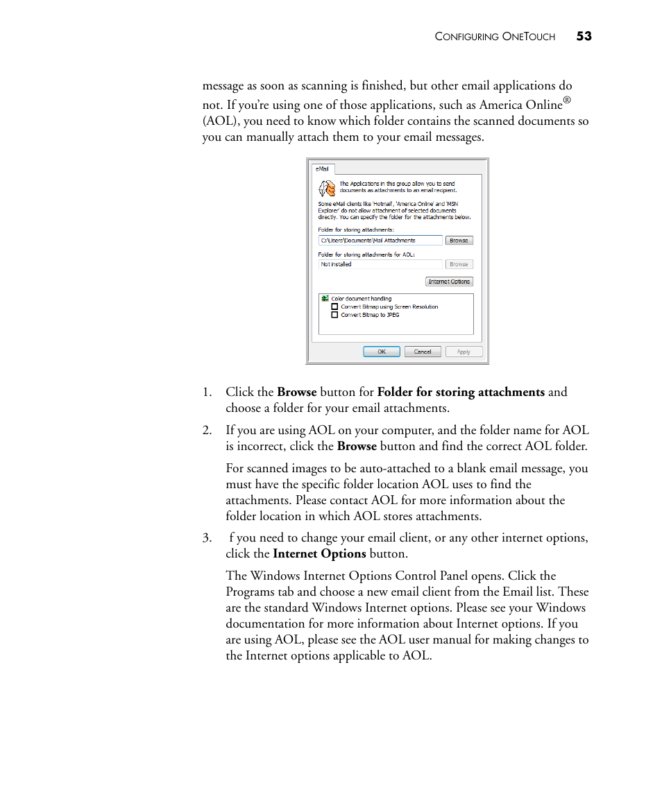 Visioneer STROBE 450 User Manual | Page 58 / 94