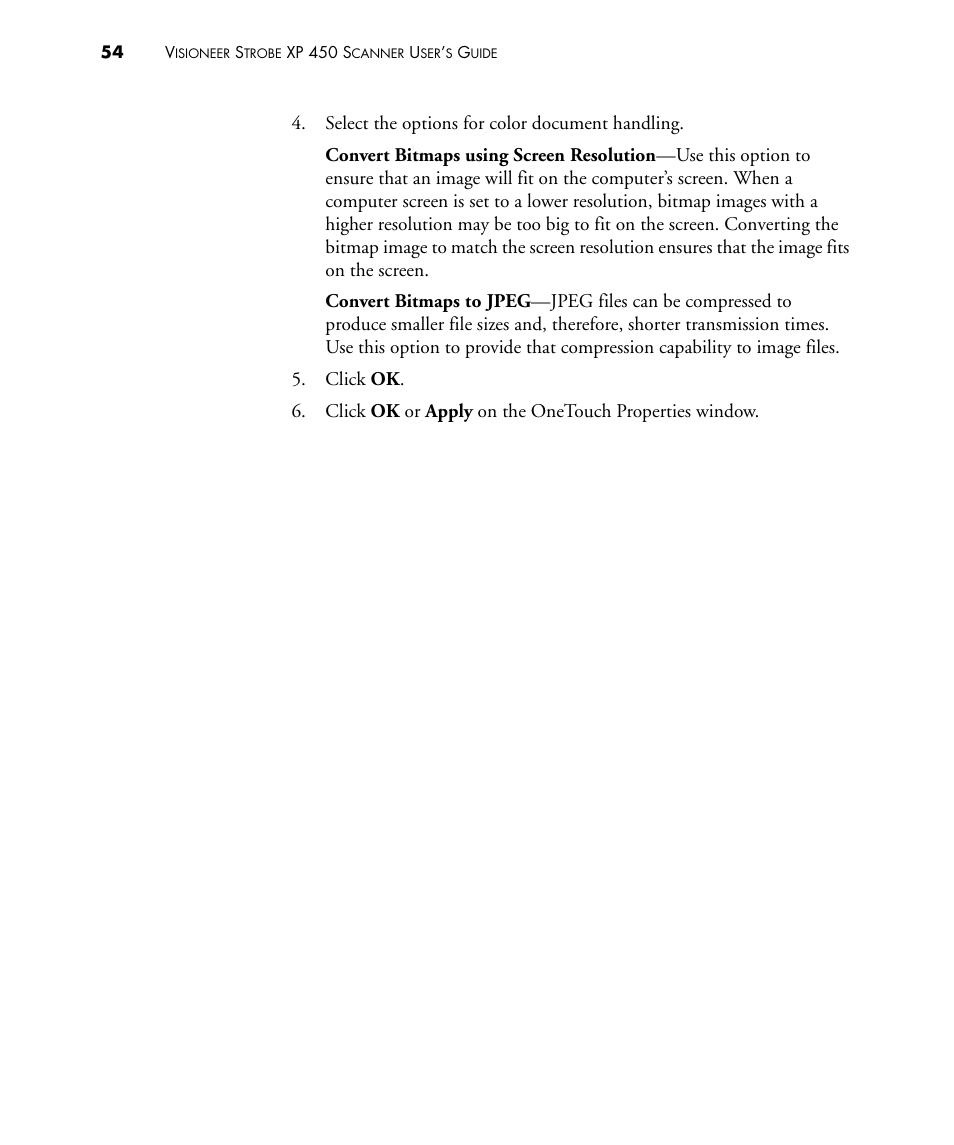 Visioneer STROBE 450 User Manual | Page 59 / 94