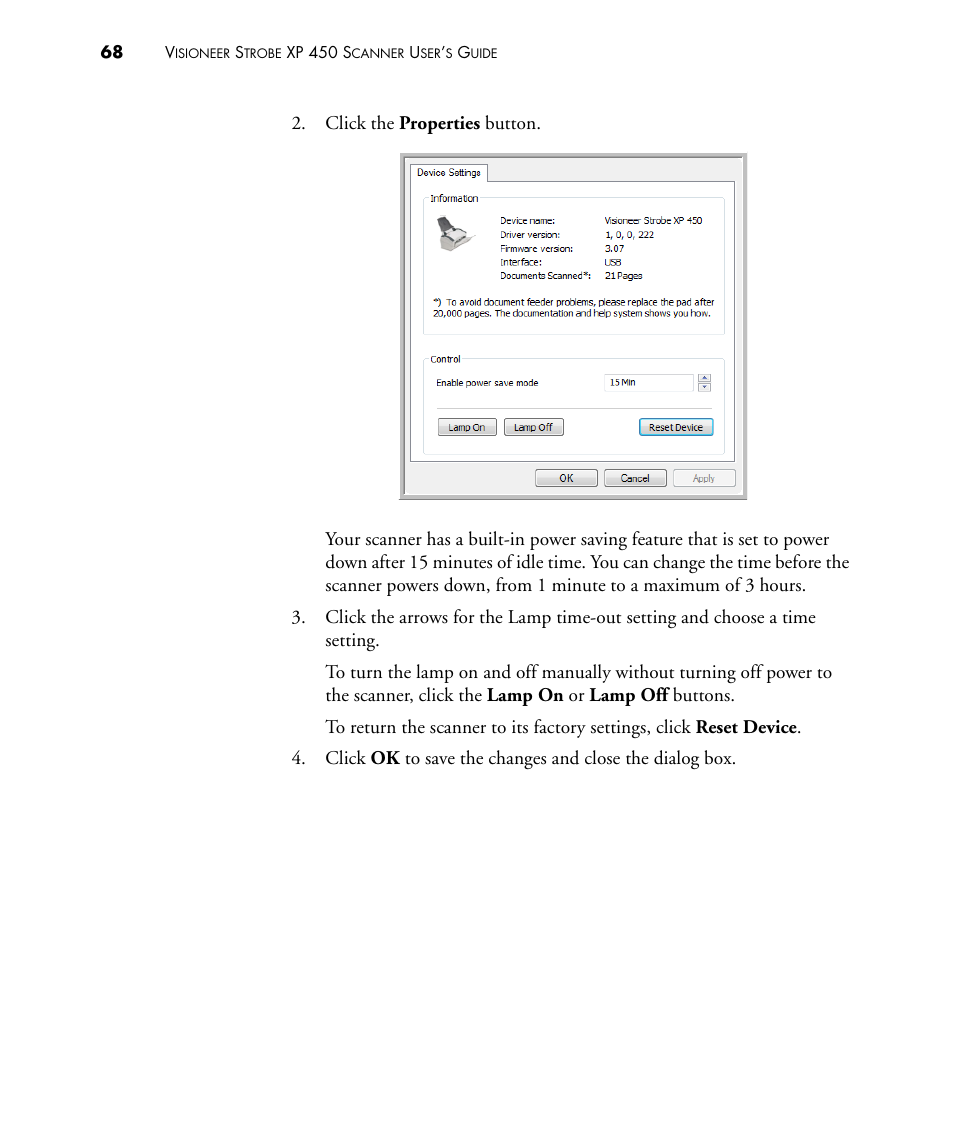 Visioneer STROBE 450 User Manual | Page 73 / 94