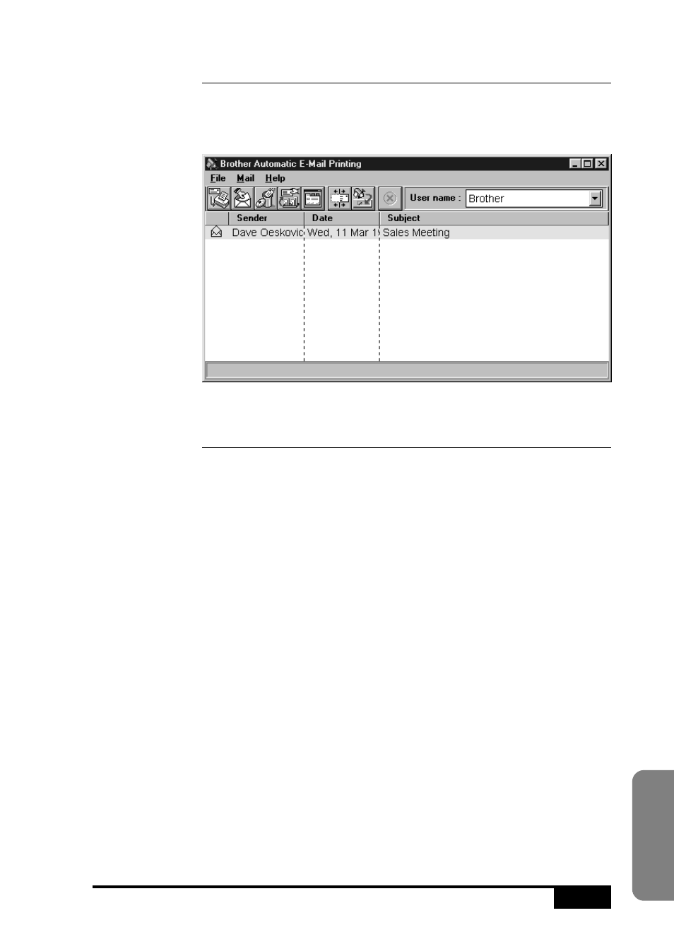 Using automatic e-mail printing, Uninstalling automatic e-mail printing from, Windows | If the uninstall program displays an error message | Visioneer MFC7050C User Manual | Page 203 / 264