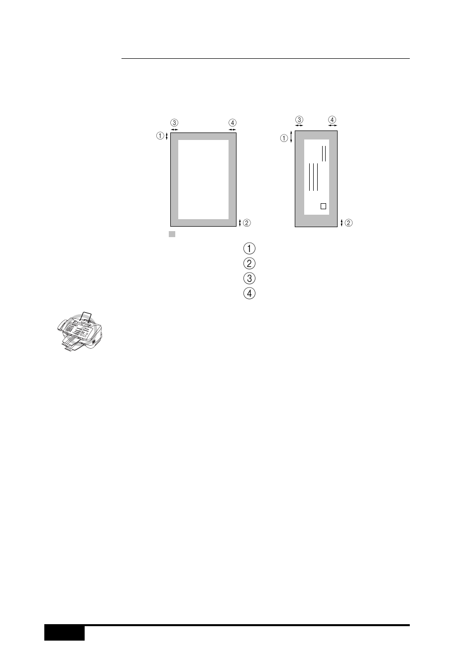 Print area | Visioneer MFC7050C User Manual | Page 46 / 264
