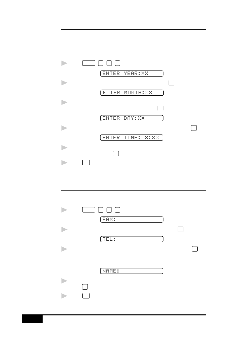 Setting date and time, Setting station id | Visioneer MFC7050C User Manual | Page 54 / 264