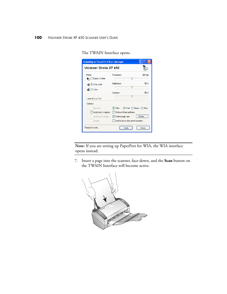 Visioneer XP 450 User Manual | Page 105 / 132
