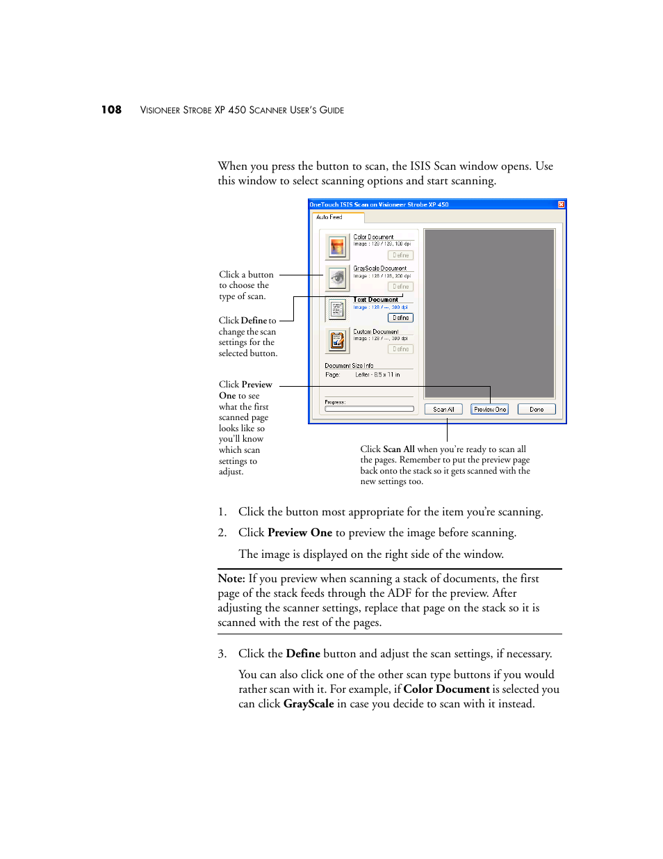 Visioneer XP 450 User Manual | Page 113 / 132