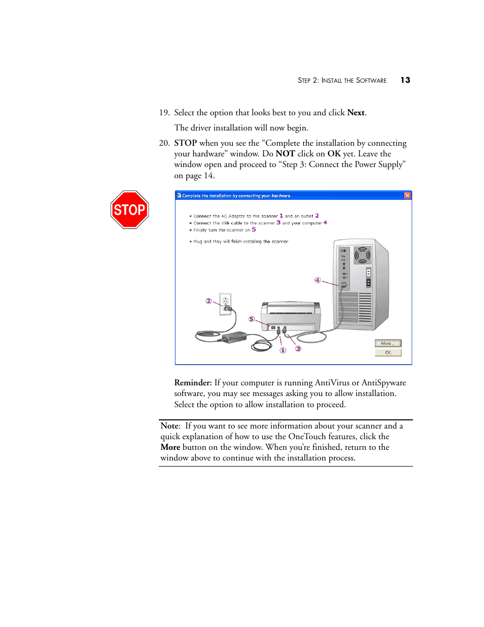 Visioneer XP 450 User Manual | Page 18 / 132