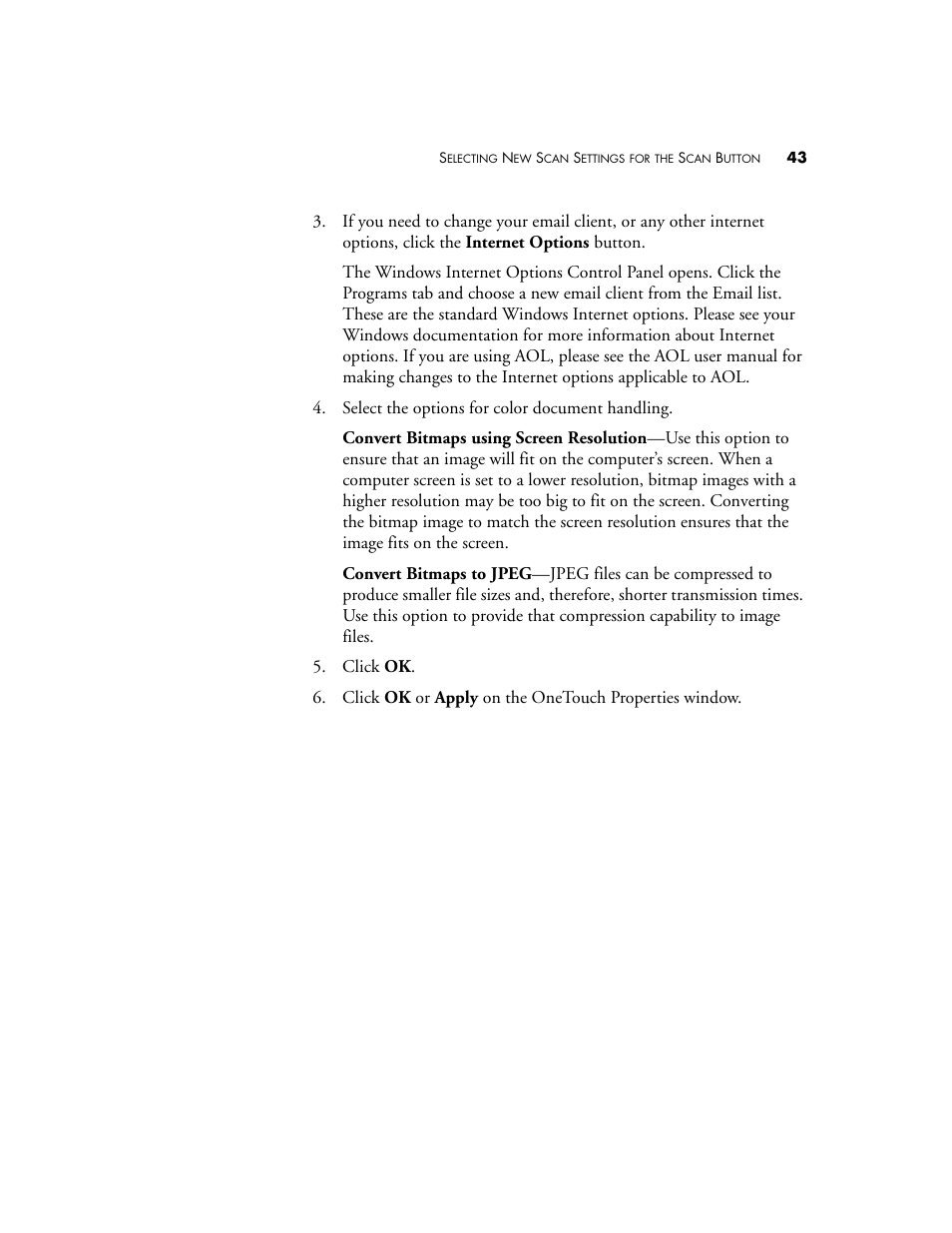Visioneer XP 450 User Manual | Page 48 / 132