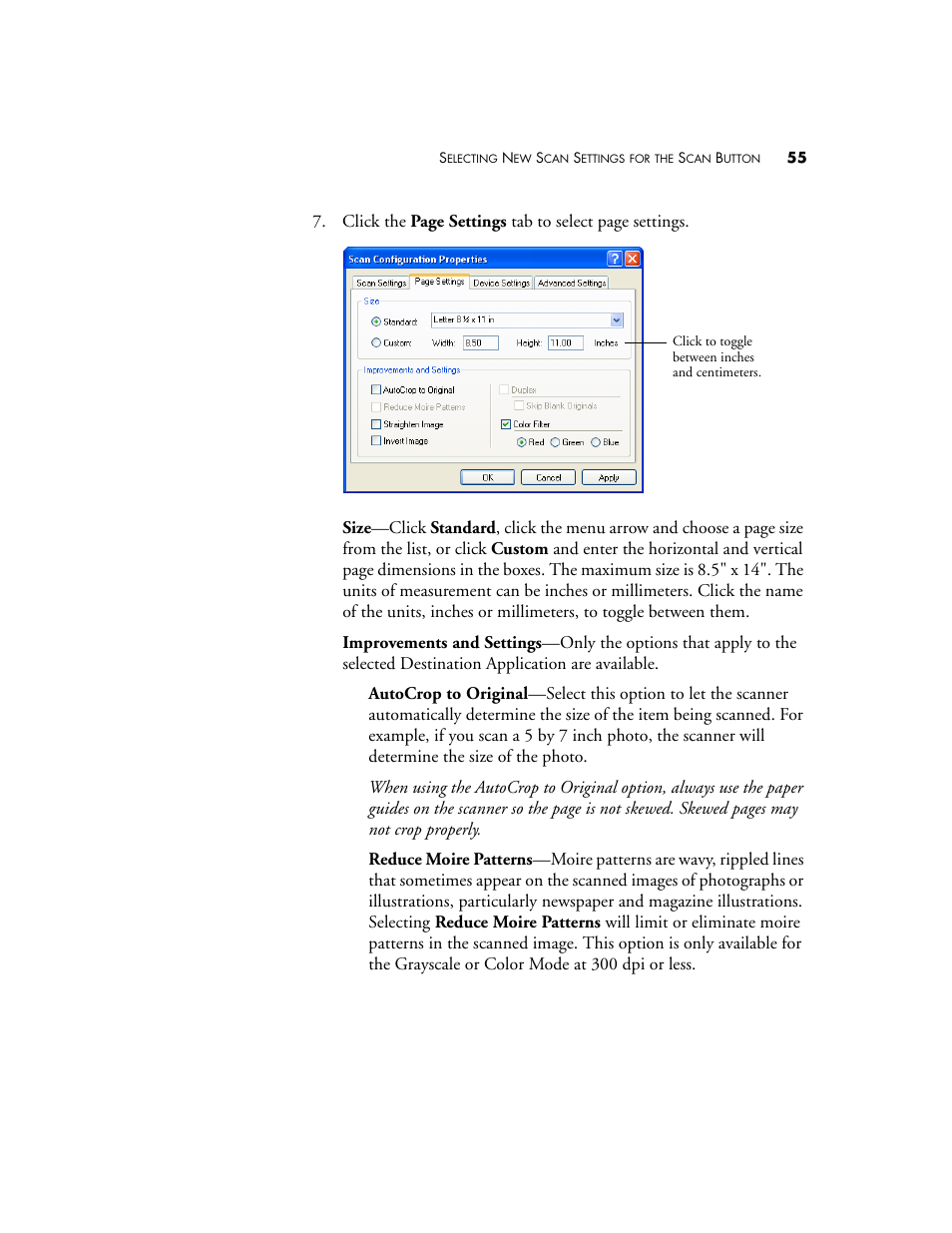 Visioneer XP 450 User Manual | Page 60 / 132