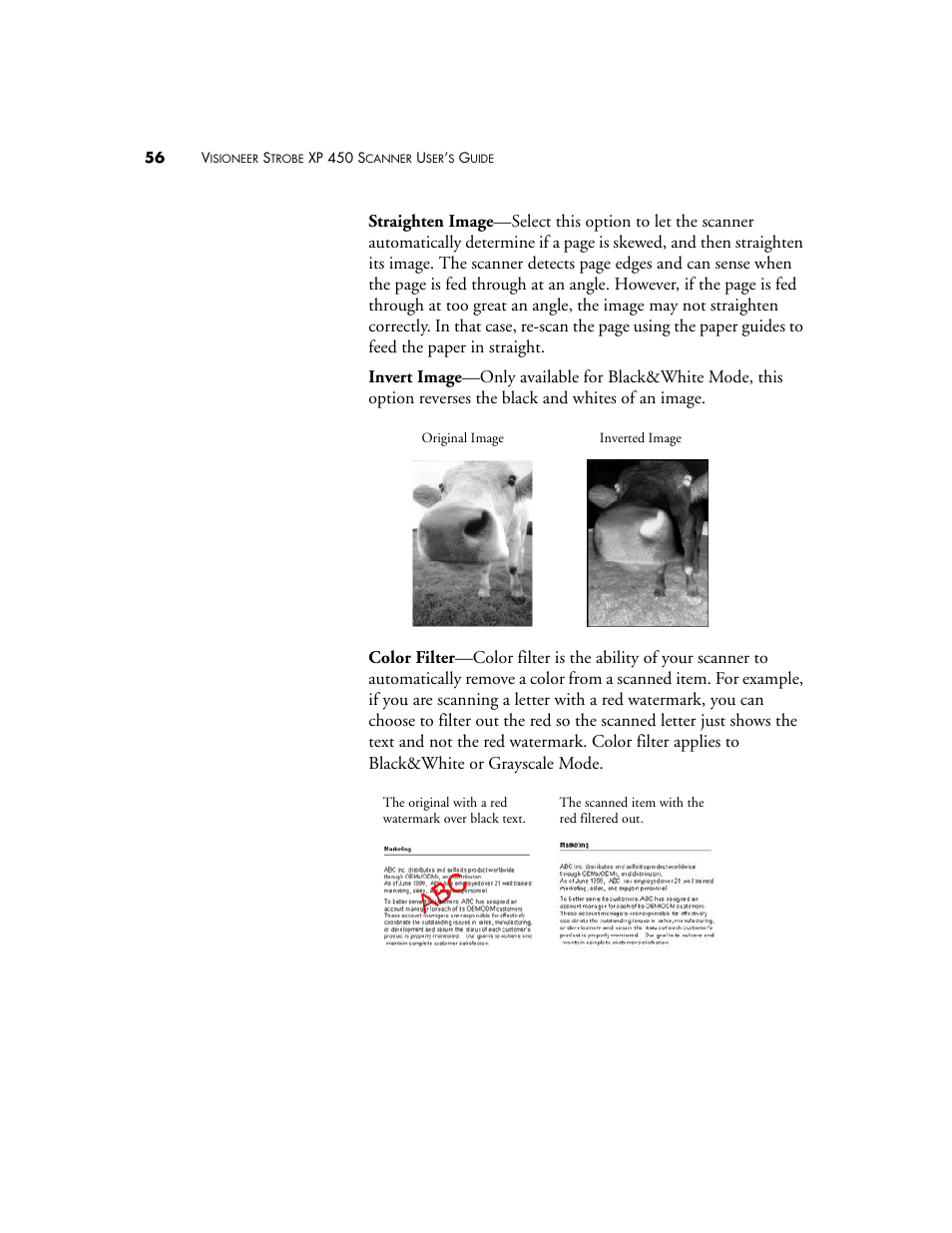 Visioneer XP 450 User Manual | Page 61 / 132