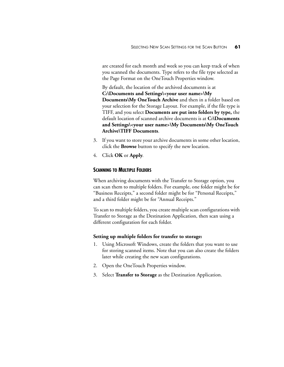 Visioneer XP 450 User Manual | Page 66 / 132
