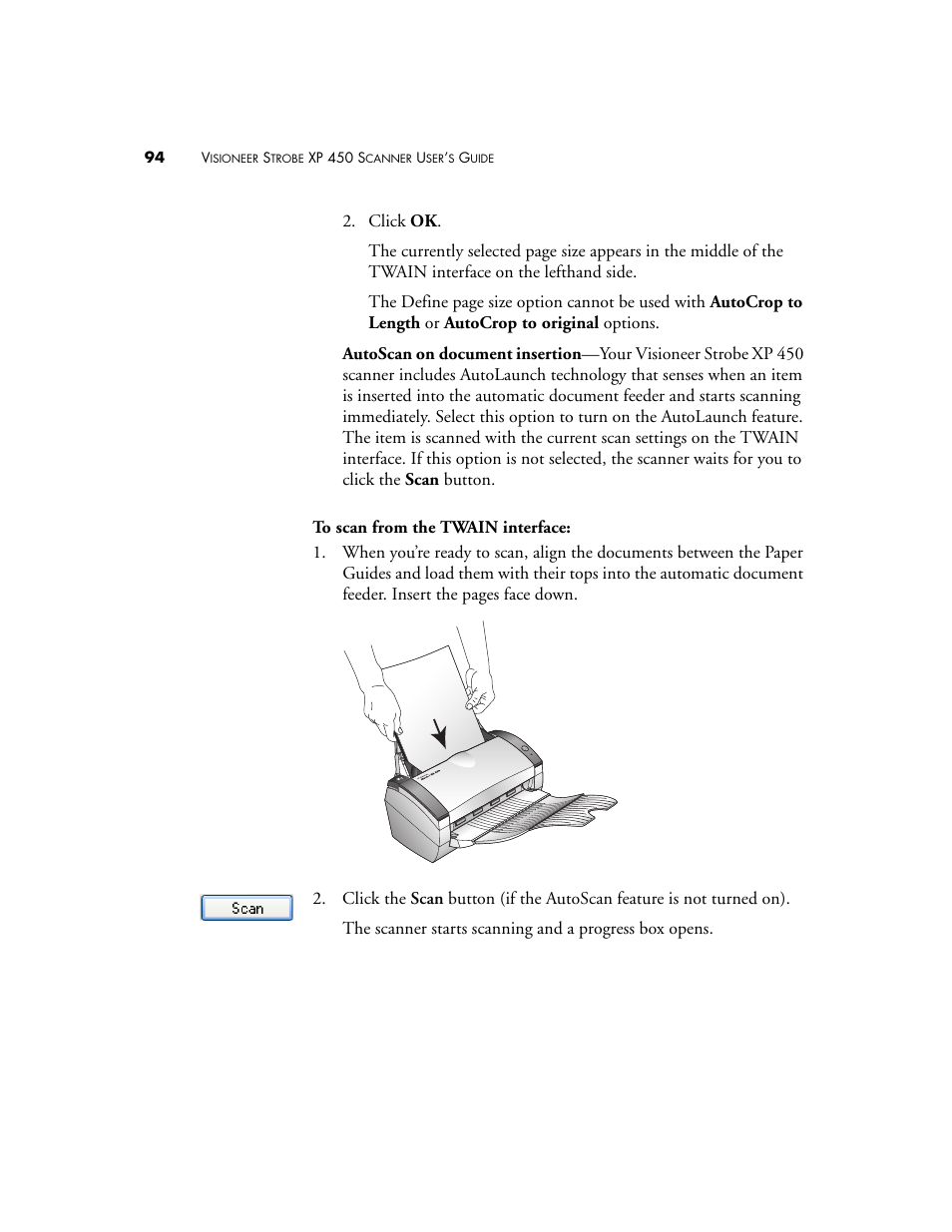 Visioneer XP 450 User Manual | Page 99 / 132