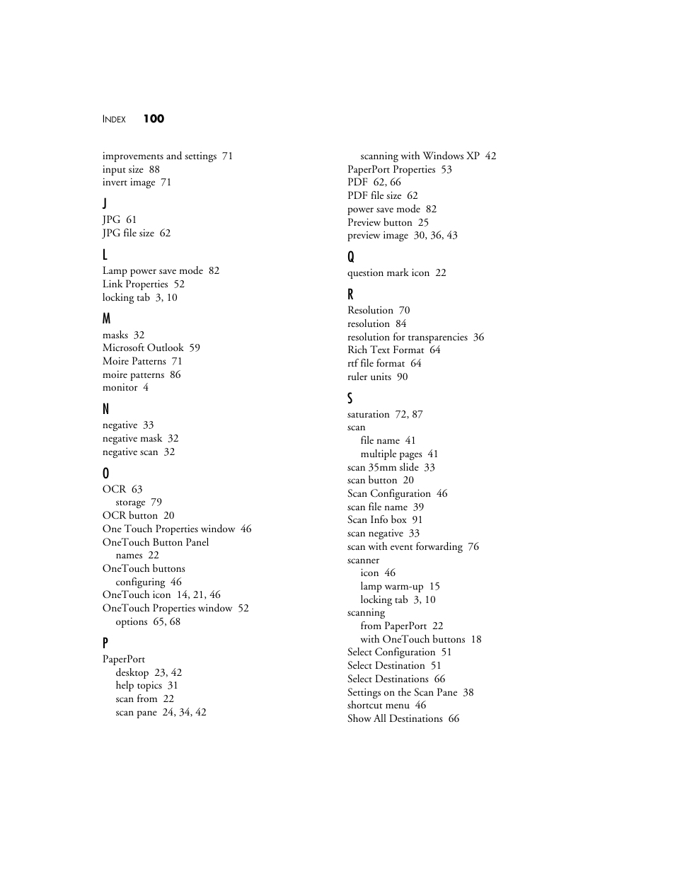 Visioneer 9420 User Manual | Page 104 / 106