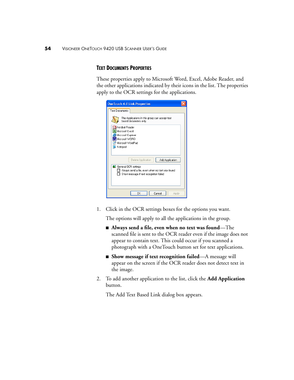 Visioneer 9420 User Manual | Page 58 / 106