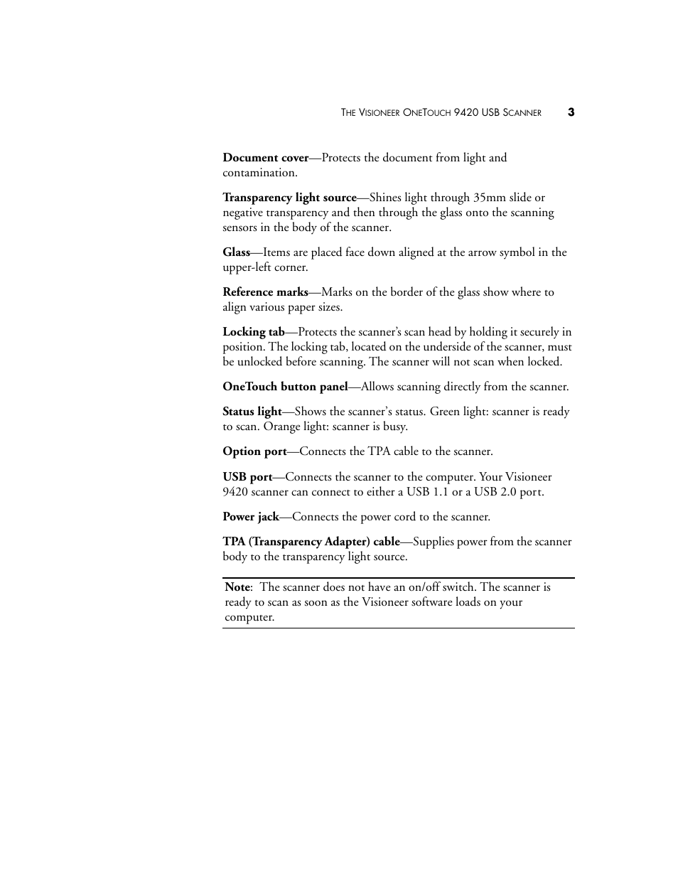 Visioneer 9420 User Manual | Page 7 / 106
