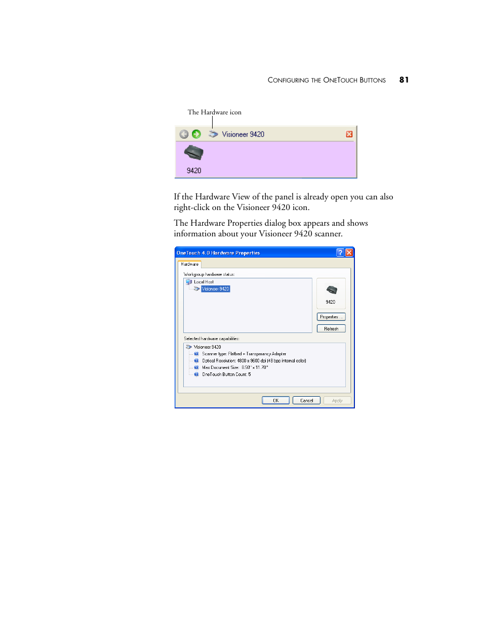 Visioneer 9420 User Manual | Page 85 / 106