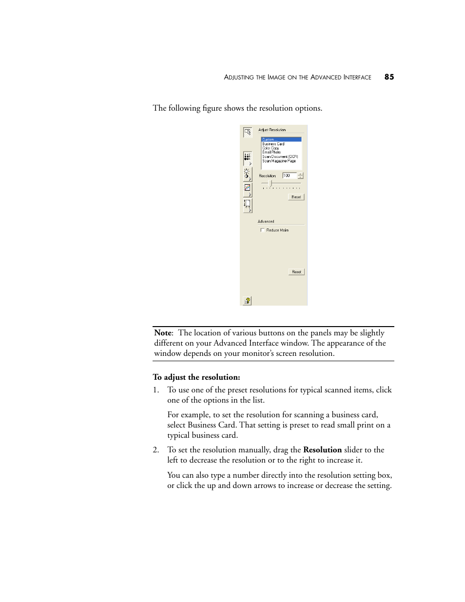 Visioneer 9420 User Manual | Page 89 / 106
