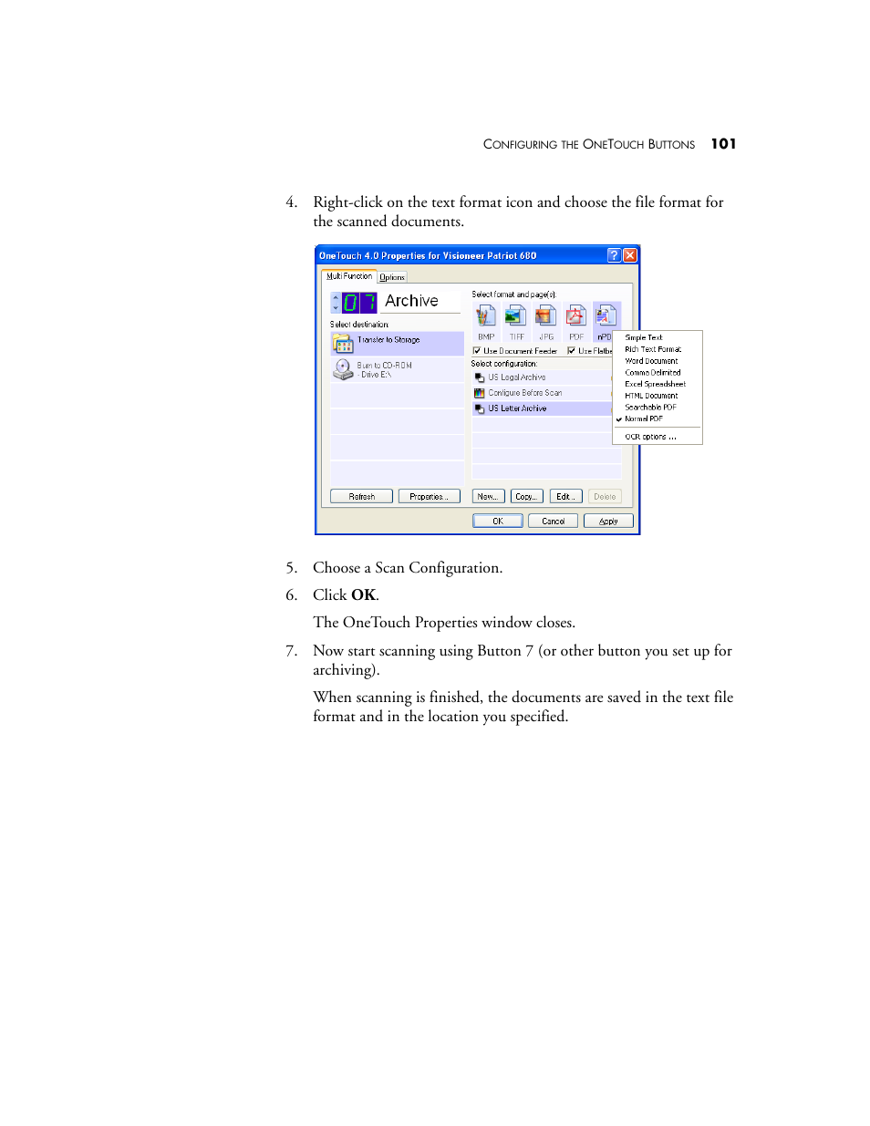 Visioneer Patriot 680 User Manual | Page 108 / 158