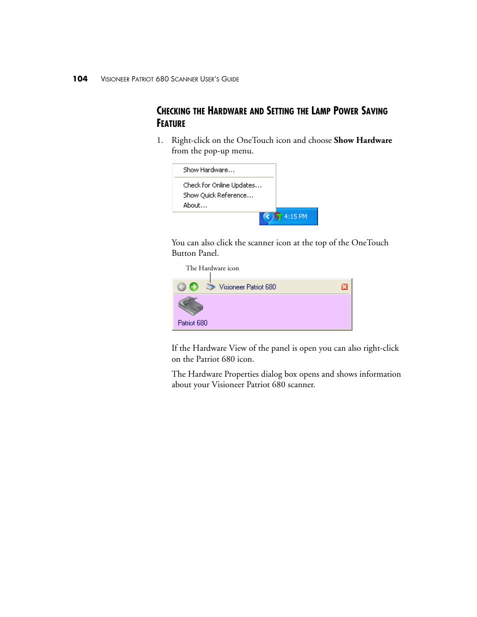 Visioneer Patriot 680 User Manual | Page 111 / 158