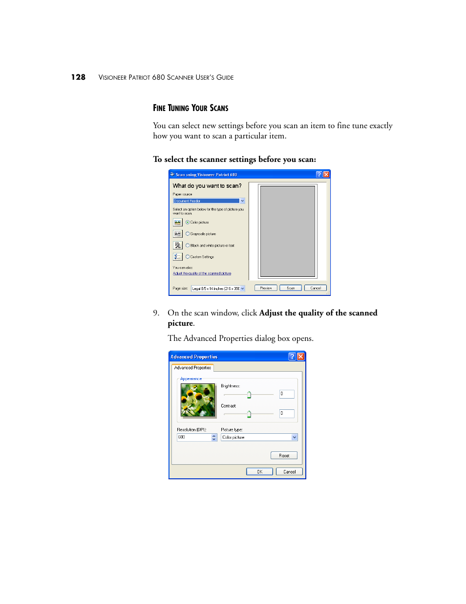Visioneer Patriot 680 User Manual | Page 135 / 158