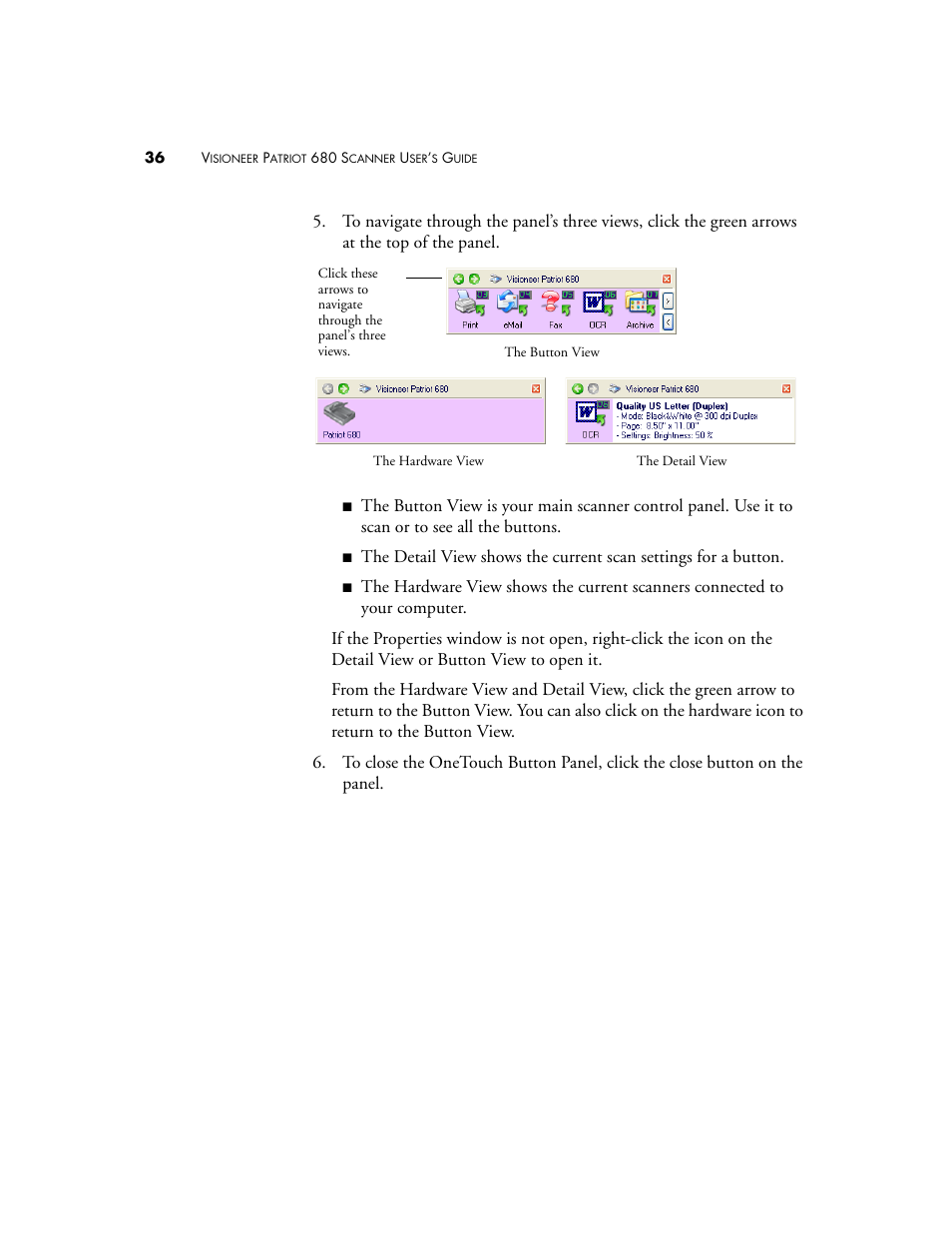 Visioneer Patriot 680 User Manual | Page 43 / 158
