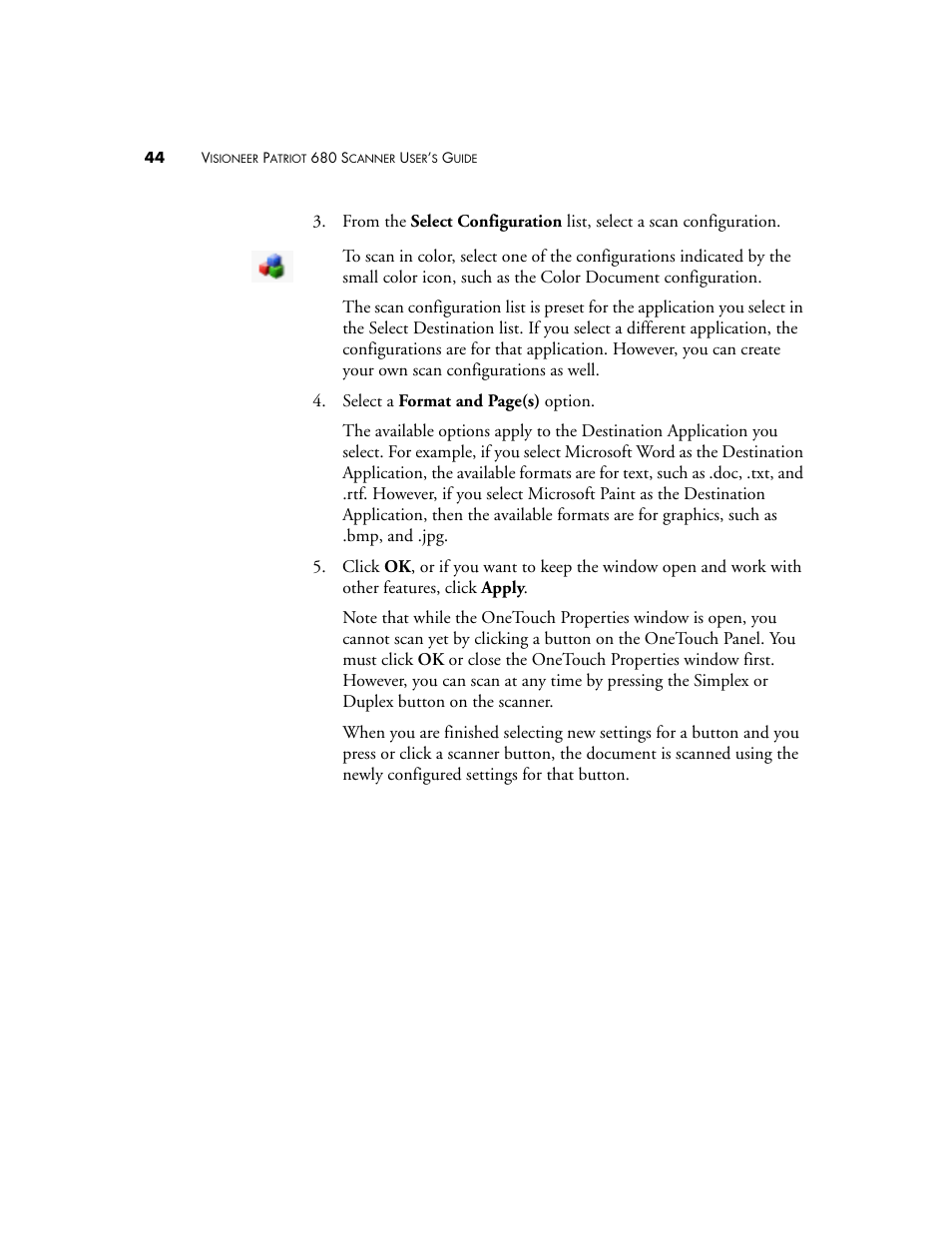 Visioneer Patriot 680 User Manual | Page 51 / 158
