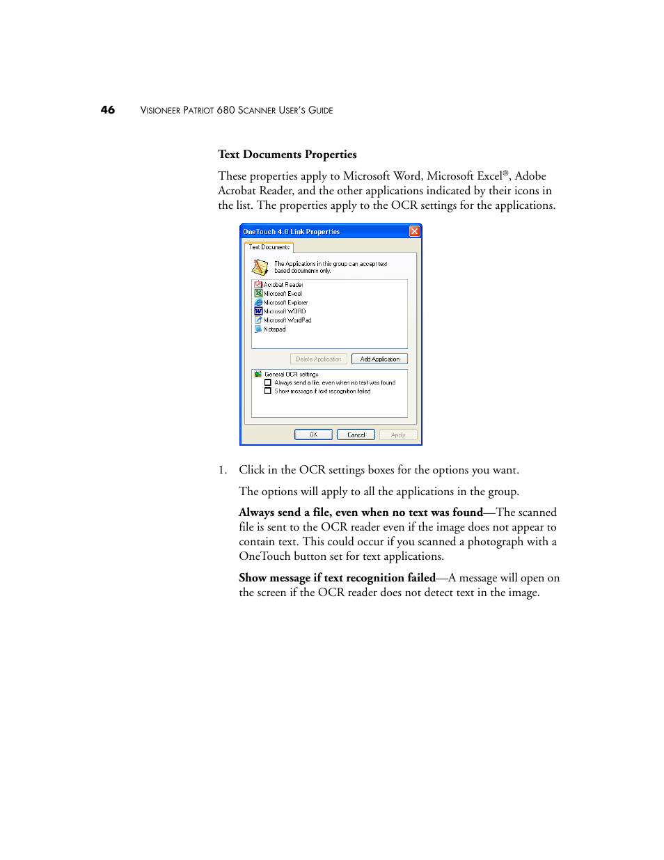 Visioneer Patriot 680 User Manual | Page 53 / 158