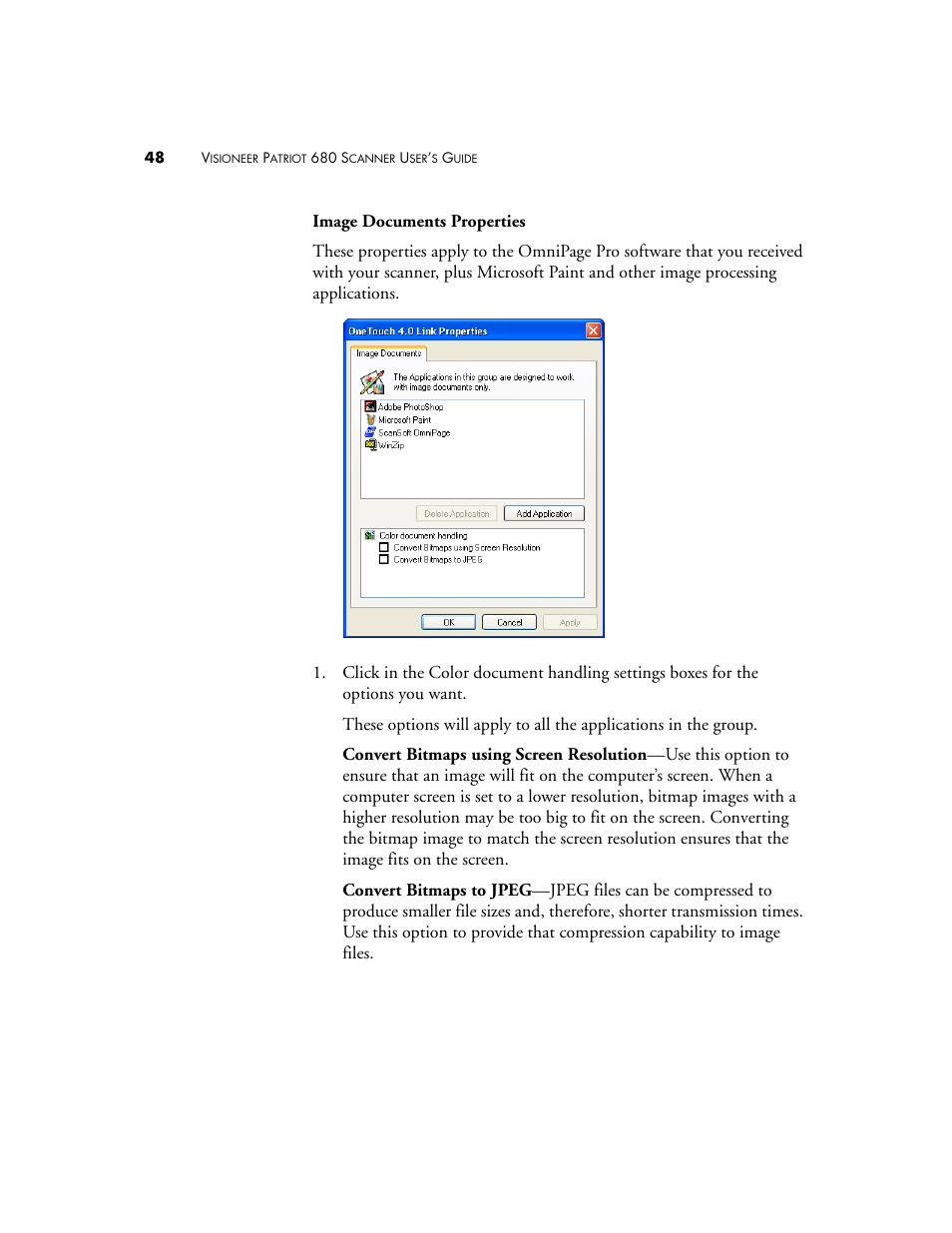 Visioneer Patriot 680 User Manual | Page 55 / 158