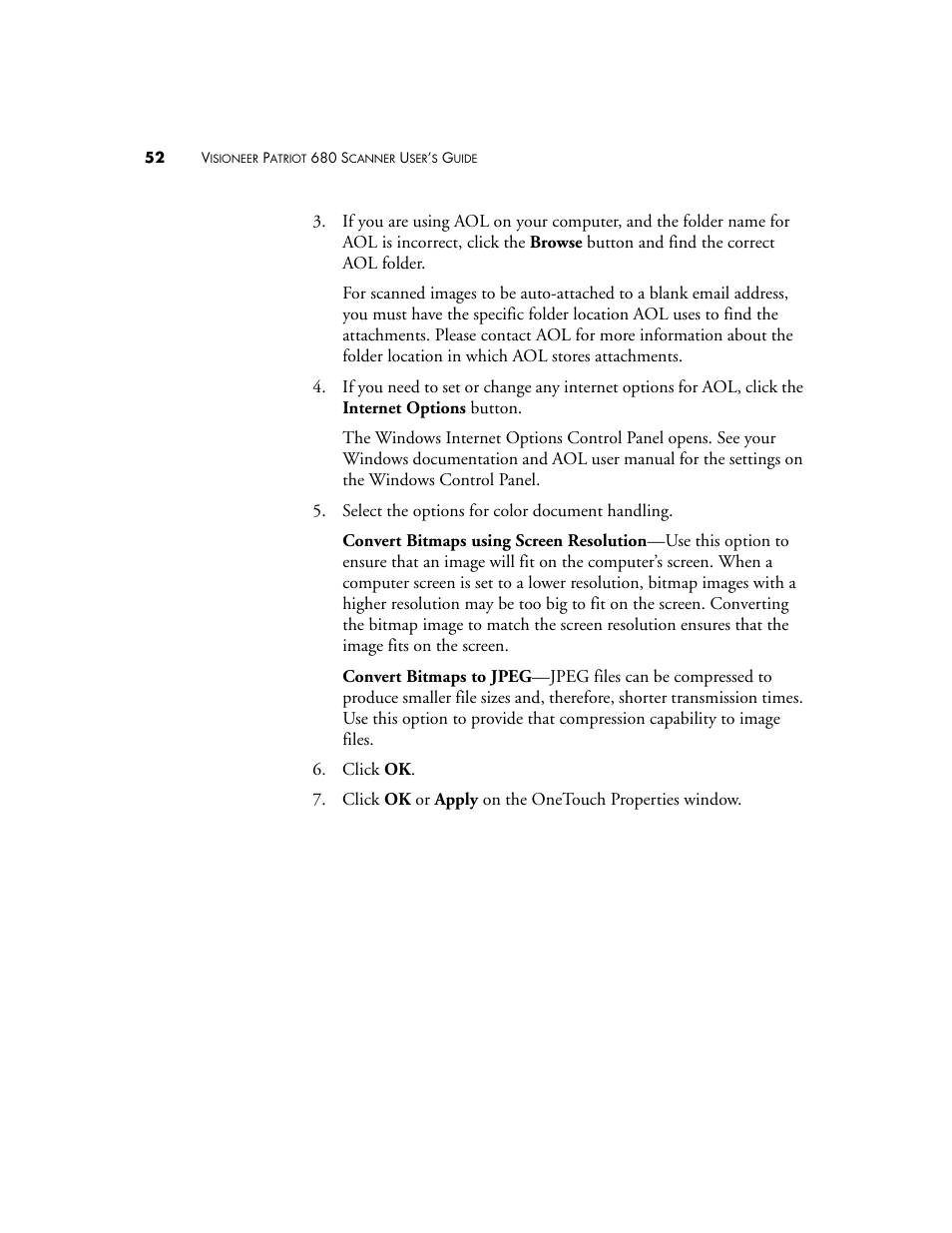 Visioneer Patriot 680 User Manual | Page 59 / 158