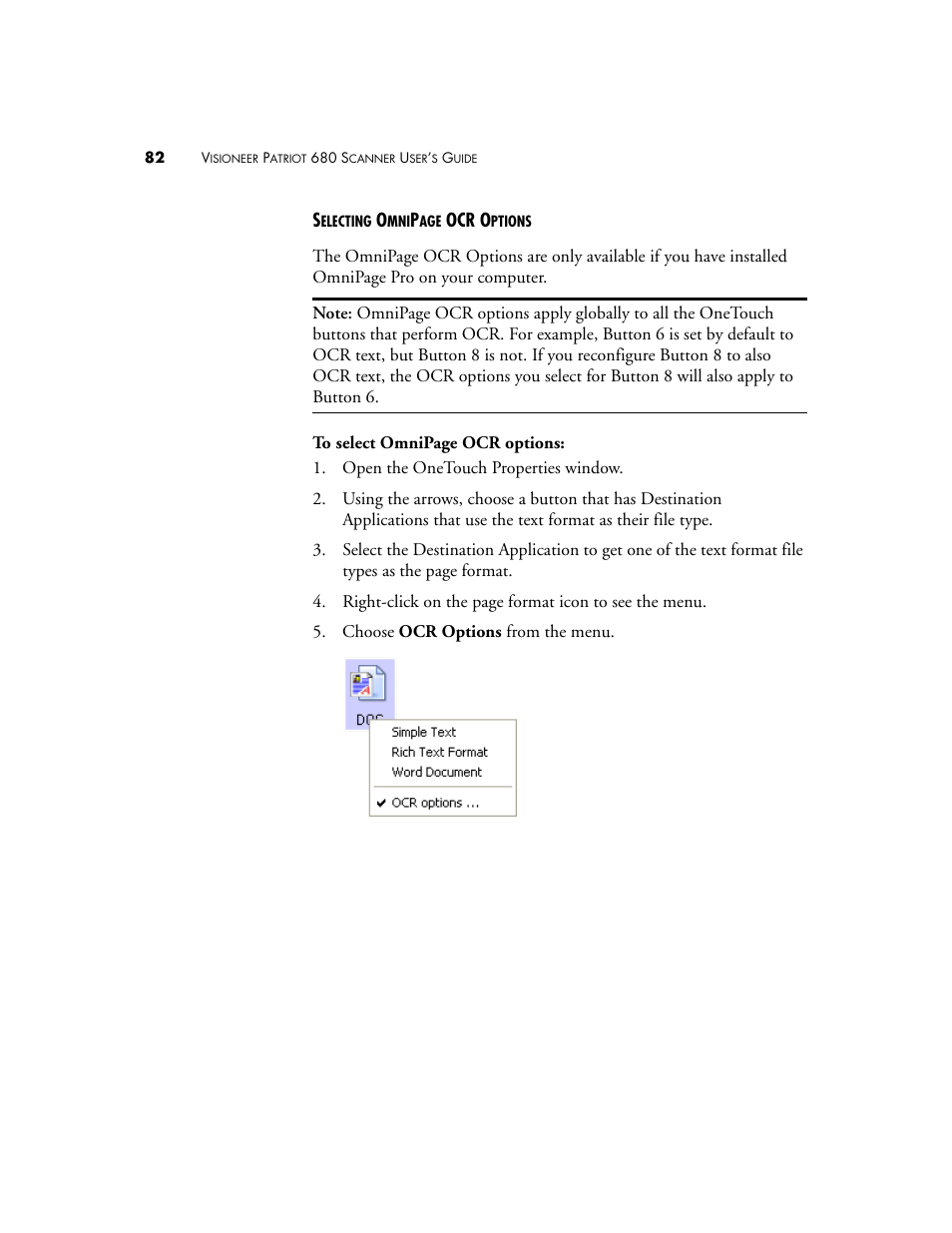Visioneer Patriot 680 User Manual | Page 89 / 158