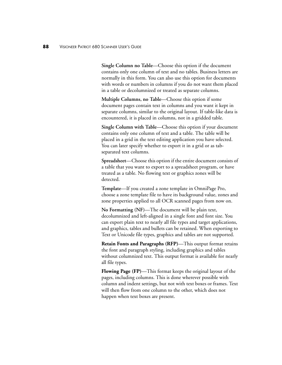 Visioneer Patriot 680 User Manual | Page 95 / 158