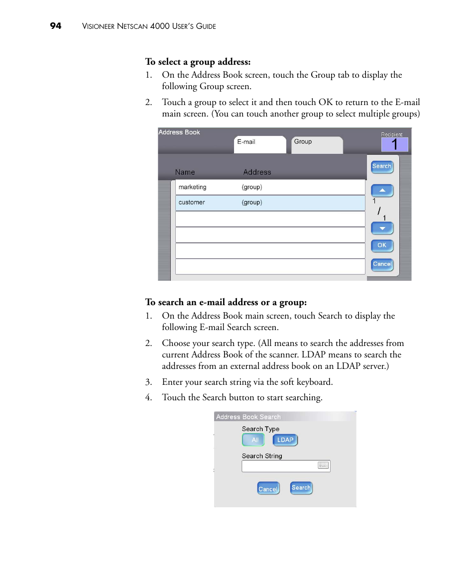 Visioneer NETSCAN 4000 User Manual | Page 101 / 186