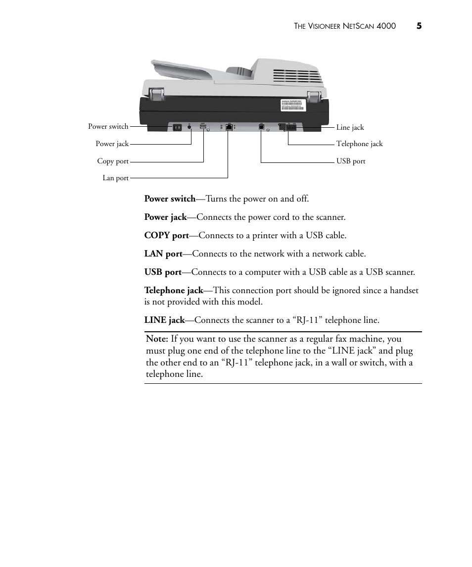 Visioneer NETSCAN 4000 User Manual | Page 12 / 186