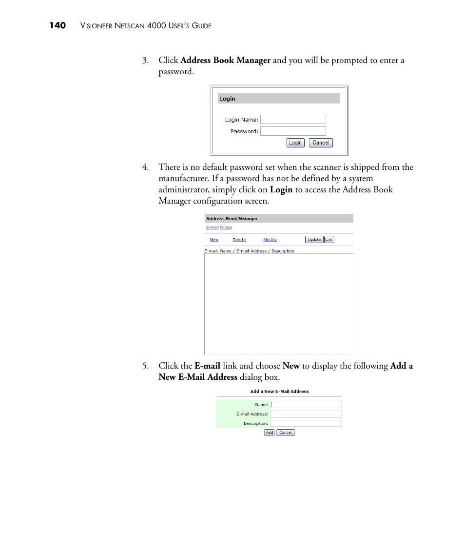 Visioneer NETSCAN 4000 User Manual | Page 147 / 186