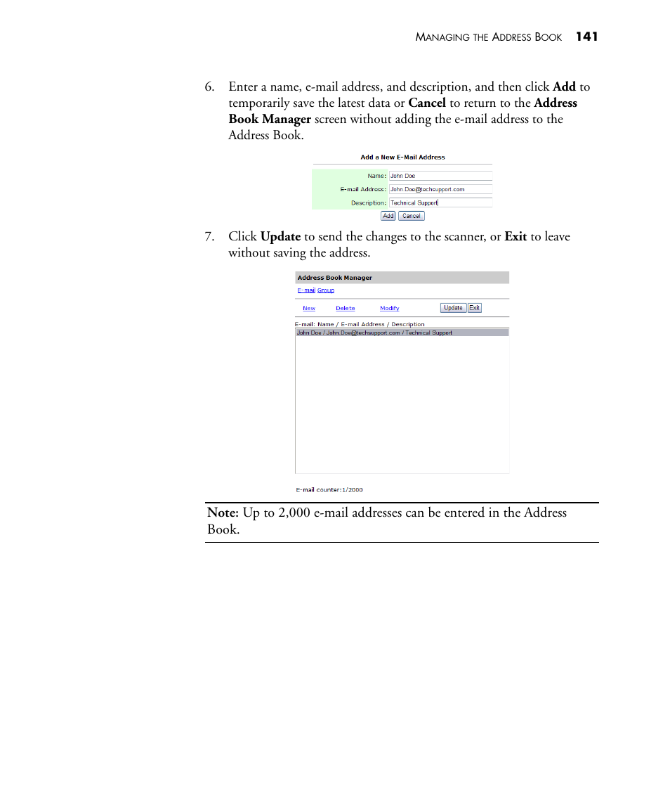 Visioneer NETSCAN 4000 User Manual | Page 148 / 186