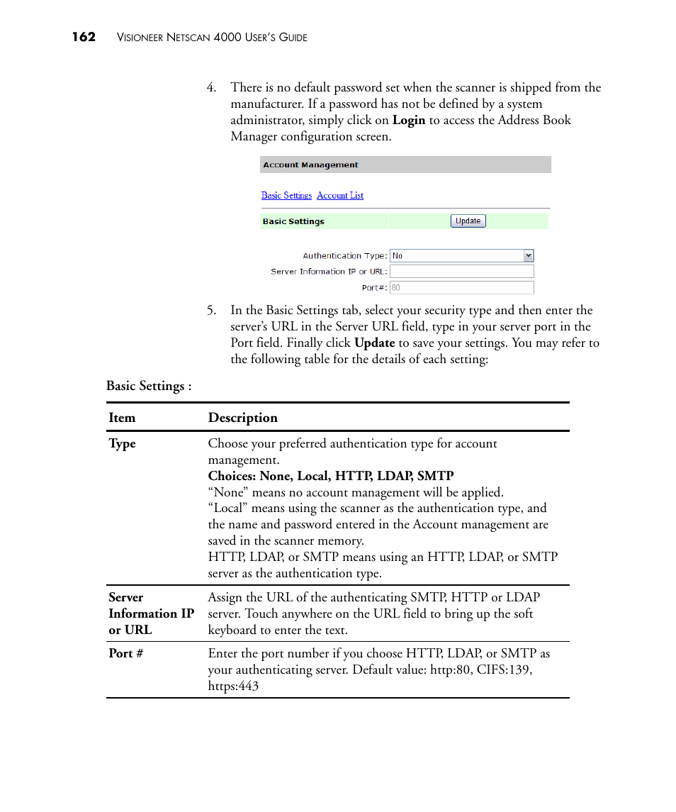 Visioneer NETSCAN 4000 User Manual | Page 169 / 186