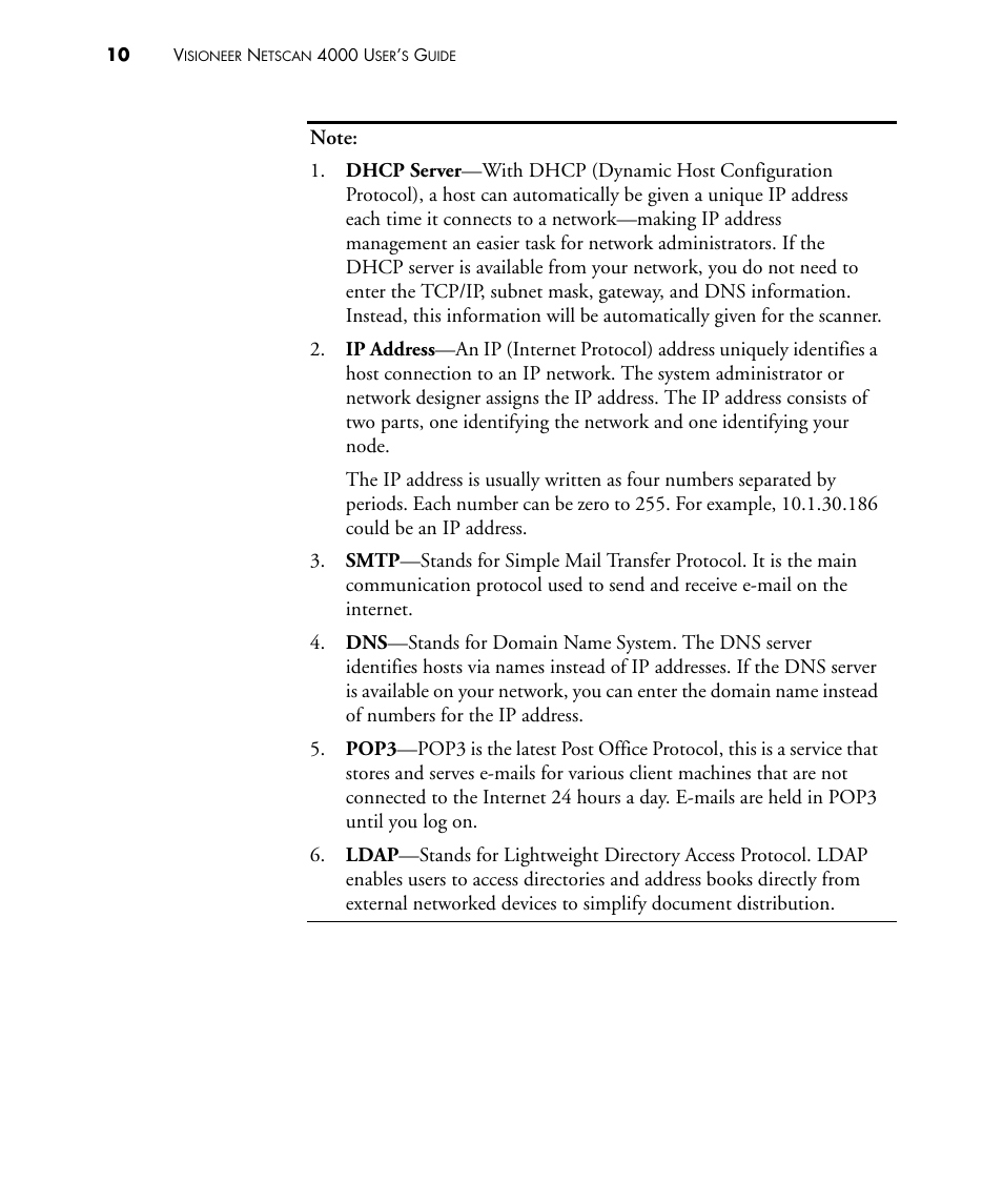 Visioneer NETSCAN 4000 User Manual | Page 17 / 186