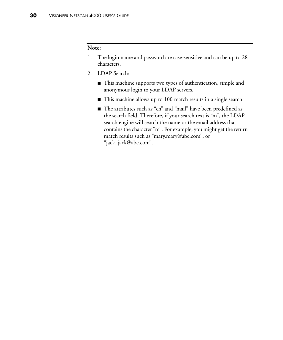 Visioneer NETSCAN 4000 User Manual | Page 37 / 186