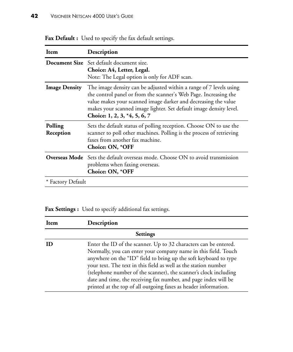 Visioneer NETSCAN 4000 User Manual | Page 49 / 186