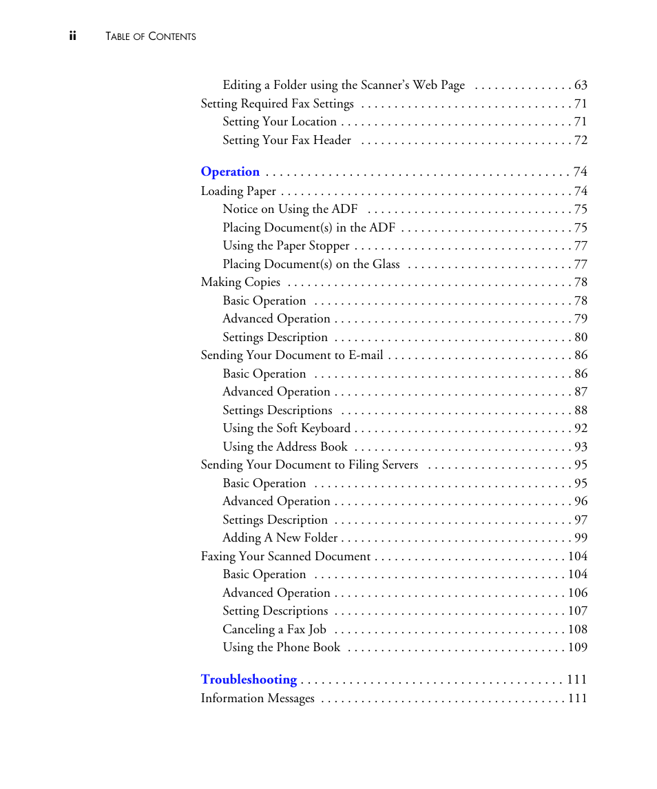 Visioneer NETSCAN 4000 User Manual | Page 5 / 186