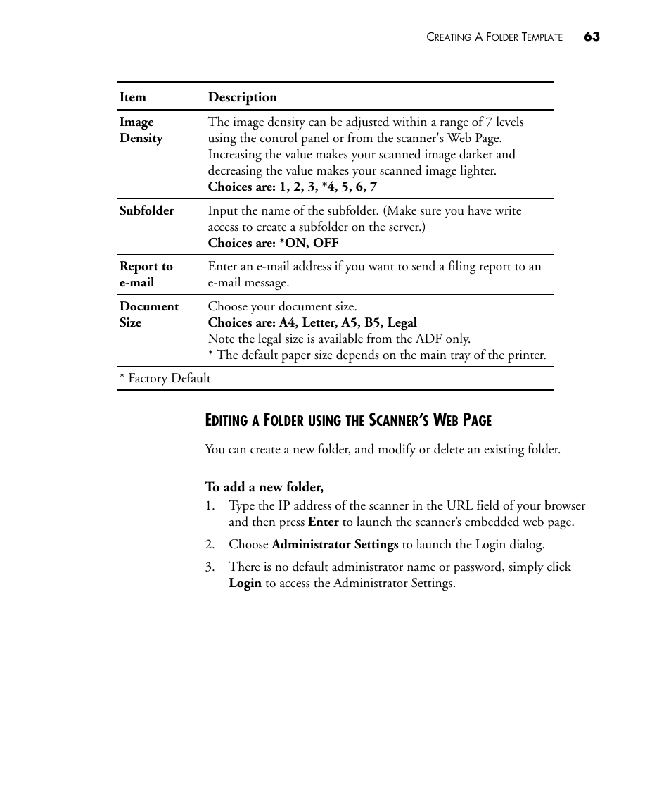 Visioneer NETSCAN 4000 User Manual | Page 70 / 186