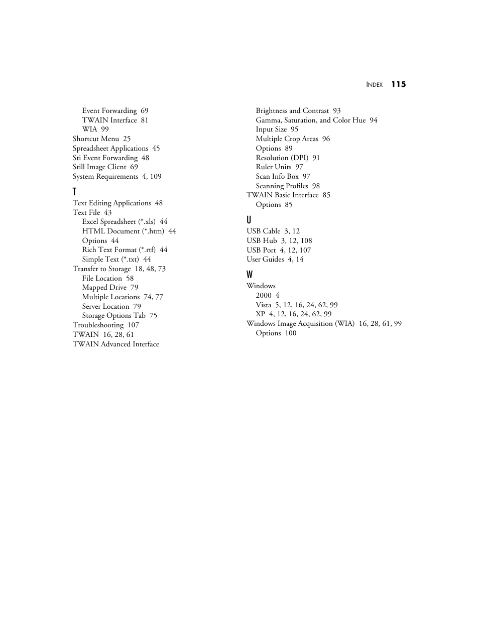 Visioneer OneTouch 7400 User Manual | Page 120 / 122