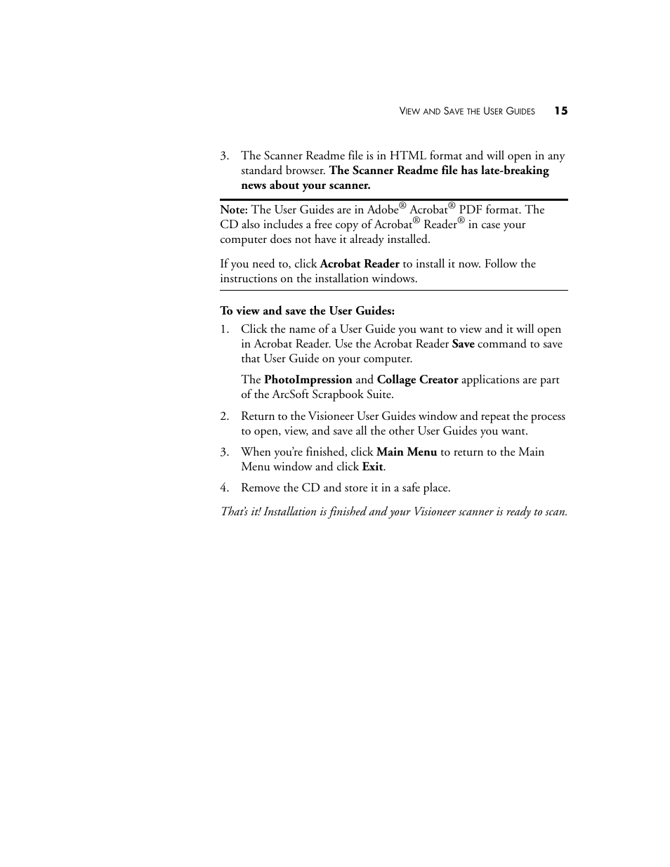 Visioneer OneTouch 7400 User Manual | Page 20 / 122