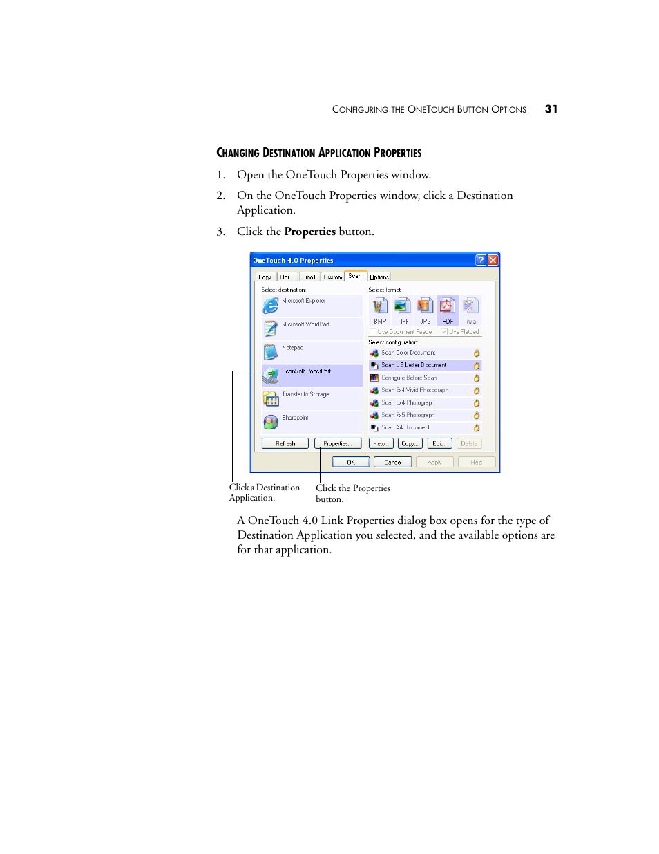 Visioneer OneTouch 7400 User Manual | Page 36 / 122