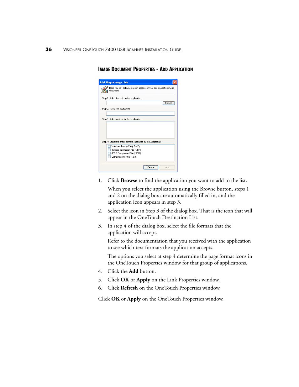 Visioneer OneTouch 7400 User Manual | Page 41 / 122