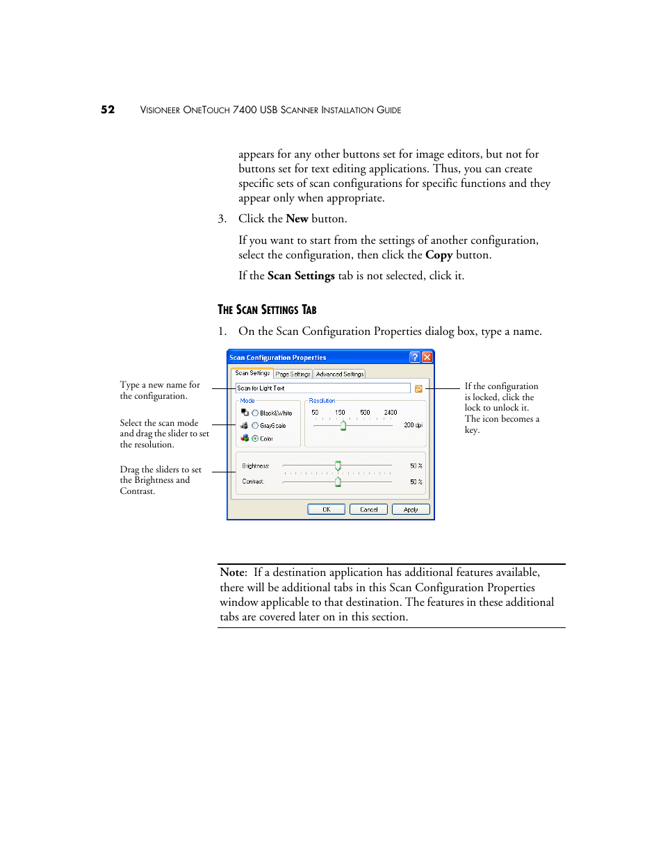 Visioneer OneTouch 7400 User Manual | Page 57 / 122