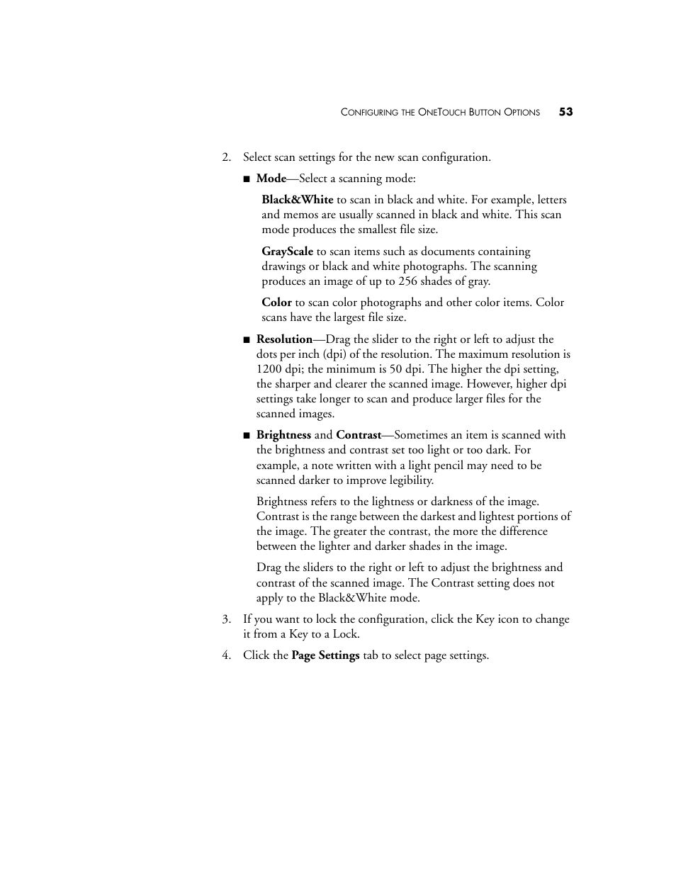 Visioneer OneTouch 7400 User Manual | Page 58 / 122
