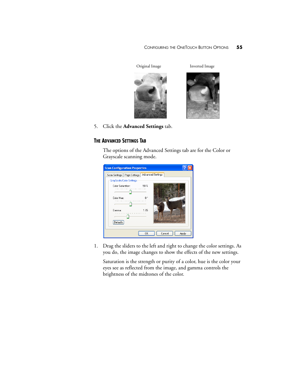 Visioneer OneTouch 7400 User Manual | Page 60 / 122