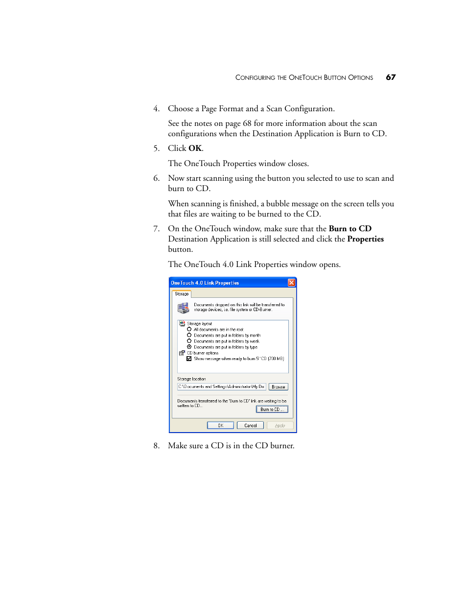 Visioneer OneTouch 7400 User Manual | Page 72 / 122