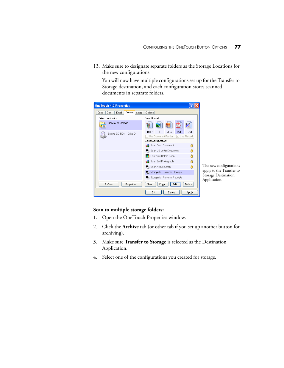 Visioneer OneTouch 7400 User Manual | Page 82 / 122